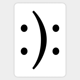 bipolar symbol black text Magnet